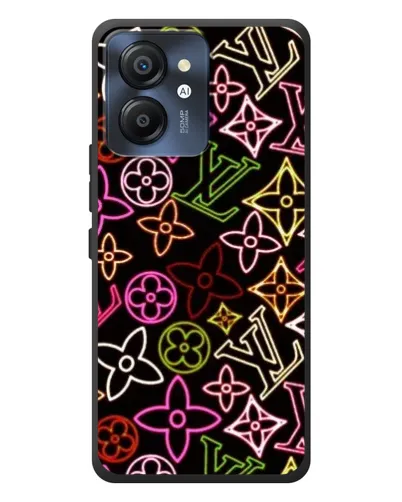 Чехол для Blackview Color 8 с картинкой «Неоновый микс Nike»