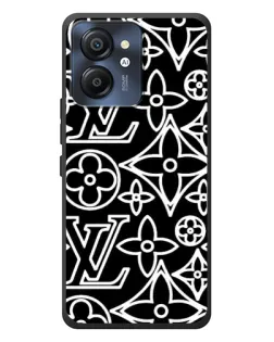 Чехол для Blackview Color 8 с картинкой «Черно-белый узор LV» Чехол для Blackview Color 8 с картинкой «Черно-белый узор LV»