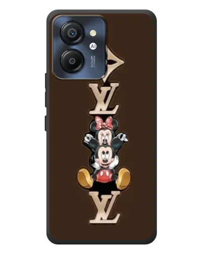 Чехол для Blackview Color 8 с картинкой «LV и Микки Маус»