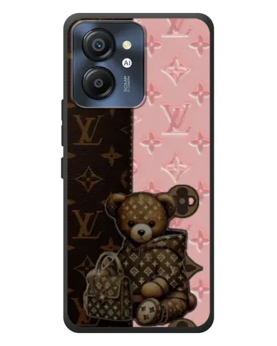 Чехол для Blackview Color 8 с картинкой «Мишка в стиле LV»