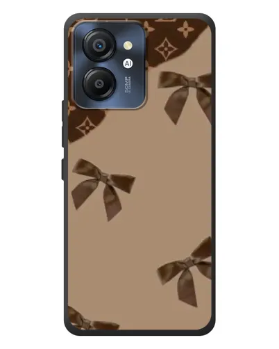 Чехол для Blackview Color 8 с картинкой «LV — кофейный атлас»