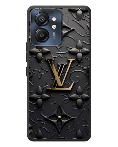 Чехол для Blackview Color 8 с картинкой «Кожаная текстура LV»