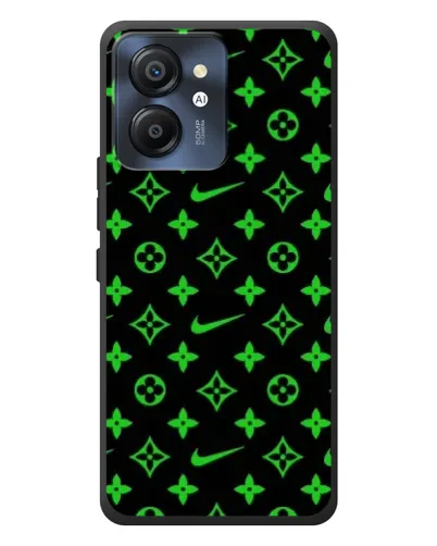 Чехол для Blackview Color 8 с картинкой «Неоновый принт LV»