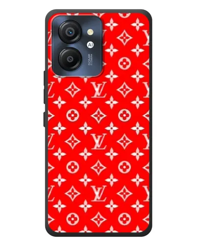 Чехол для Blackview Color 8 с картинкой «Яркий паттерн LV»