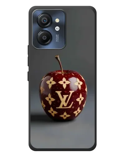 Чехол для Blackview Color 8 с картинкой «Красное яблоко LV»