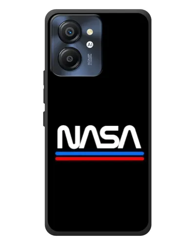 Чехол для Blackview Color 8 с картинкой «NASA — классика Red Blue» Чехол для Blackview Color 8 с картинкой «NASA — классика Red Blue»