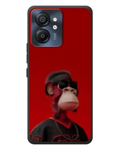 Чехол для Blackview Color 8 с картинкой «Bored Ape в красном» Чехол для Blackview Color 8 с картинкой «Bored Ape в красном»