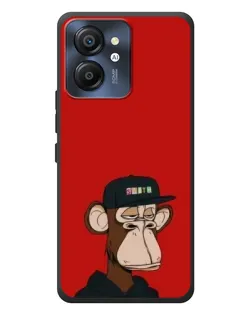 Чехол для Blackview Color 8 с картинкой «Bored Ape — красный фон» Чехол для Blackview Color 8 с картинкой «Bored Ape — красный фон»