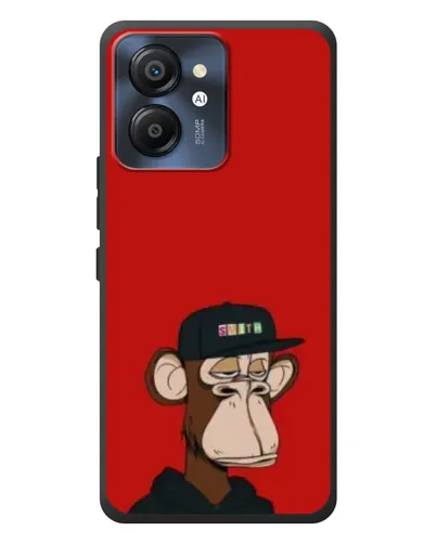 Чехол для Blackview Color 8 с картинкой «Bored Ape — красный фон» Чехол для Blackview Color 8 с картинкой «Bored Ape — красный фон»