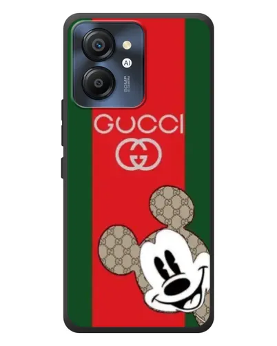 Чехол для Blackview Color 8 с картинкой «Gucci — полосы и Микки»
