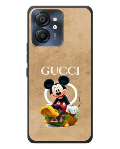 Чехол для Blackview Color 8 с картинкой «Микки Маус Gucci — крафт»