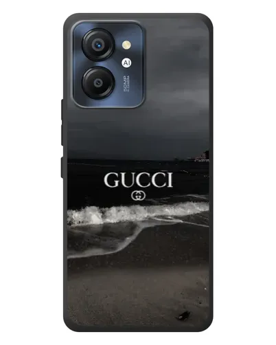 Чехол для Blackview Color 8 с картинкой «Gucci — морской прибой»