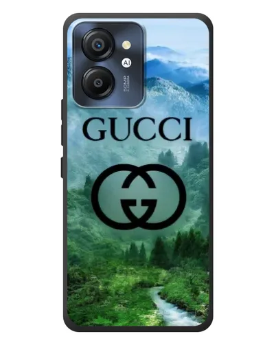 Чехол для Blackview Color 8 с картинкой «Gucci — горный пейзаж»