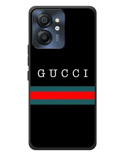 Чехол для Blackview Color 8 с картинкой «Gucci — красный пояс»