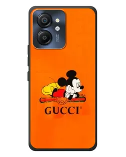 Чехол для Blackview Color 8 с картинкой «Микки Маус Gucci — оранж»