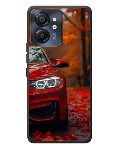 Чехол для Blackview Color 8 с картинкой «Осенняя BMW M4»