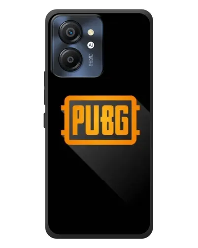 Чехол для Blackview Color 8 с картинкой «PUBG — рамка лого»