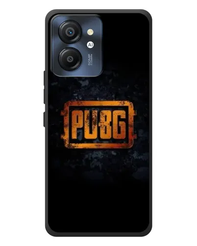 Чехол для Blackview Color 8 с картинкой «PUBG — золотой логотип»