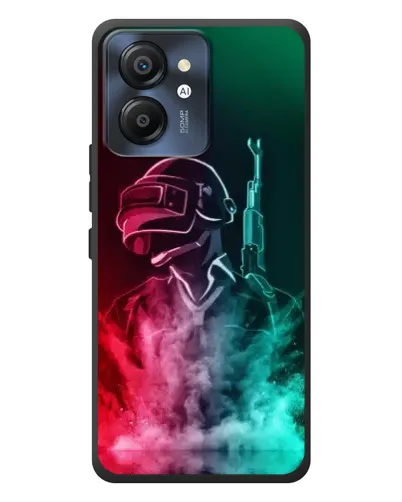 Чехол для Blackview Color 8 с картинкой «PUBG — огненный воин»