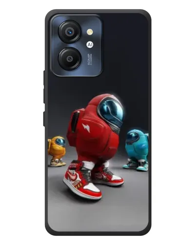 Чехол для Blackview Color 8 с картинкой «Among Us — 3D стиль»