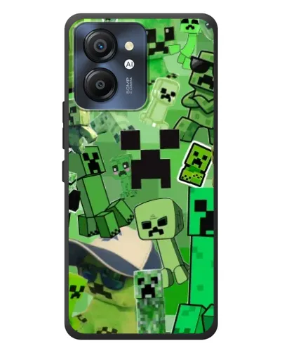 Чехол для Blackview Color 8 с картинкой «Криперы Minecraft» Чехол для Blackview Color 8 с картинкой «Криперы Minecraft»