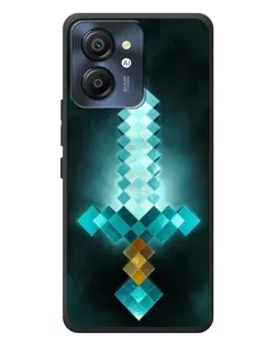 Чехол для Blackview Color 8 с картинкой «Алмазный меч неон» Чехол для Blackview Color 8 с картинкой «Алмазный меч неон»