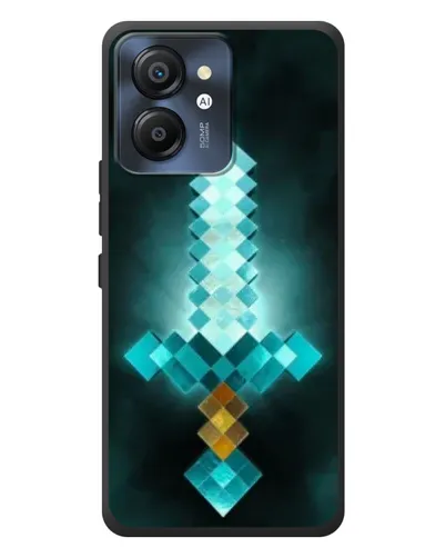 Чехол для Blackview Color 8 с картинкой «Алмазный меч неон» Чехол для Blackview Color 8 с картинкой «Алмазный меч неон»