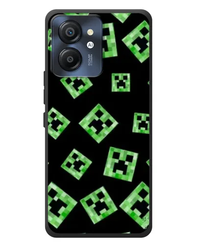 Чехол для Blackview Color 8 с картинкой «Паттерн с криперами» Чехол для Blackview Color 8 с картинкой «Паттерн с криперами»