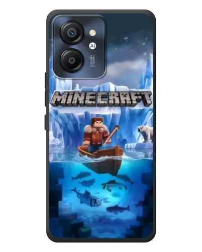 Чехол для Blackview Color 8 с картинкой «Minecraft ледяной мир» Чехол для Blackview Color 8 с картинкой «Minecraft ледяной мир»