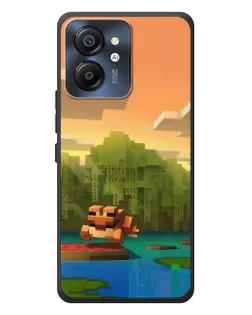Чехол для Blackview Color 8 с картинкой «Майнкрафт закат солнца» Чехол для Blackview Color 8 с картинкой «Майнкрафт закат солнца»