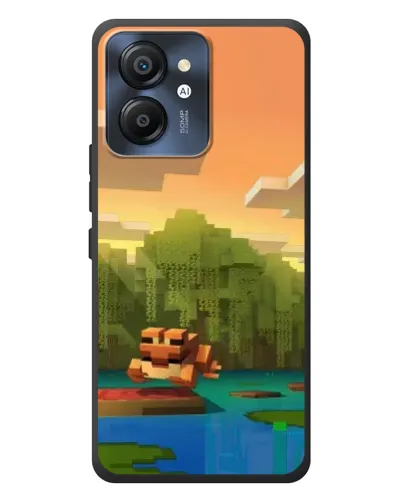 Чехол для Blackview Color 8 с картинкой «Майнкрафт закат солнца» Чехол для Blackview Color 8 с картинкой «Майнкрафт закат солнца»