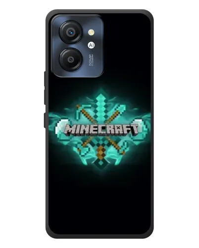 Чехол для Blackview Color 8 с картинкой «Minecraft Diamond лого» Чехол для Blackview Color 8 с картинкой «Minecraft Diamond лого»