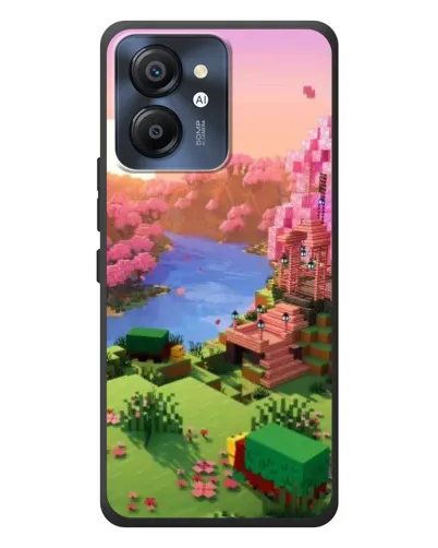 Чехол для Blackview Color 8 с картинкой «Розовое дерево Minecraft» Чехол для Blackview Color 8 с картинкой «Розовое дерево Minecraft»