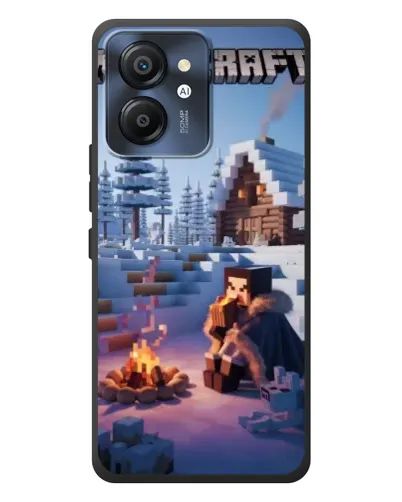 Чехол для Blackview Color 8 с картинкой «Зимний Minecraft» Чехол для Blackview Color 8 с картинкой «Зимний Minecraft»
