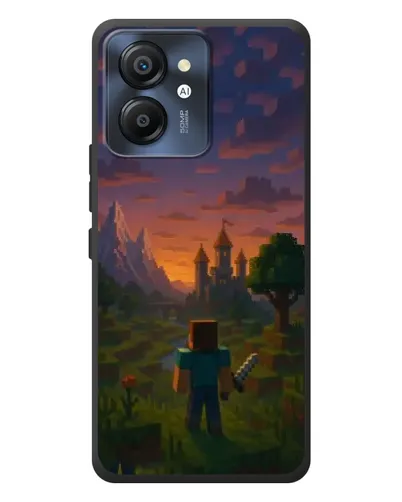 Чехол для Blackview Color 8 с картинкой «Стив у башни» Чехол для Blackview Color 8 с картинкой «Стив у башни»