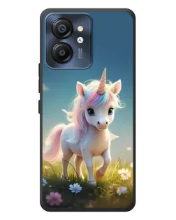 Чехол для Blackview Color 8 с картинкой «Единорог на поляне»