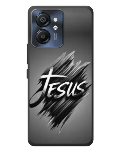 Чехол для Blackview Color 8 с картинкой «Надпись Jesus Graffiti»