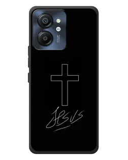 Чехол для Blackview Color 8 с картинкой «Графический крест Jesus»