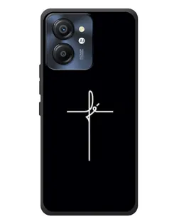 Чехол для Blackview Color 8 с картинкой «Тонкий крест»