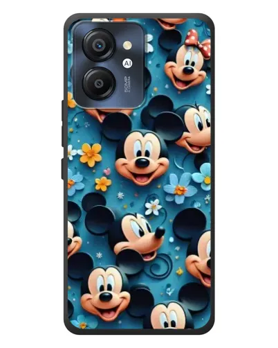 Чехол для Blackview Color 8 с картинкой «Паттерн Микки и Минни» Чехол для Blackview Color 8 с картинкой «Паттерн Микки и Минни»