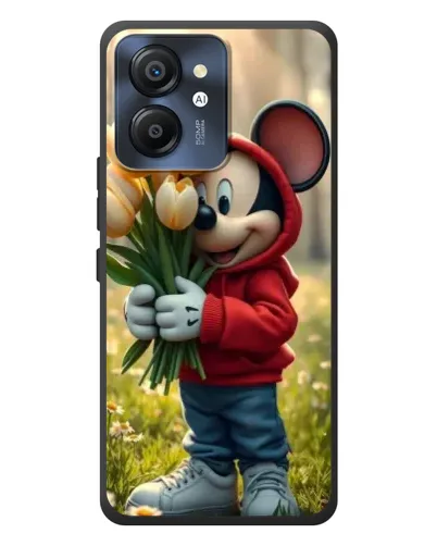 Чехол для Blackview Color 8 с картинкой «Микки с тюльпанами» Чехол для Blackview Color 8 с картинкой «Микки с тюльпанами»