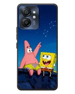 Чехол для Blackview Color 8 с картинкой «Губка Боб и Патрик ночью» Чехол для Blackview Color 8 с картинкой «Губка Боб и Патрик ночью»