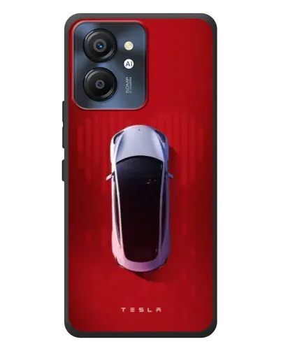 Чехол для Blackview Color 8 с картинкой «Tesla Top View»