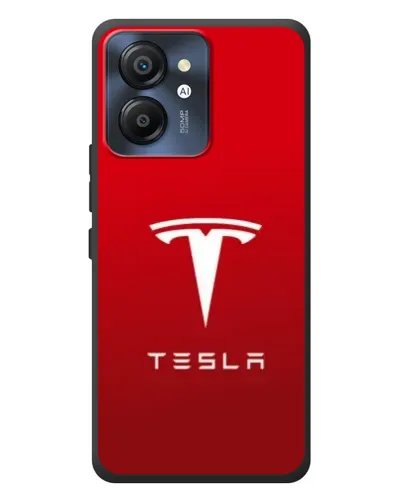 Чехол для Blackview Color 8 с картинкой «Tesla Red Classic»