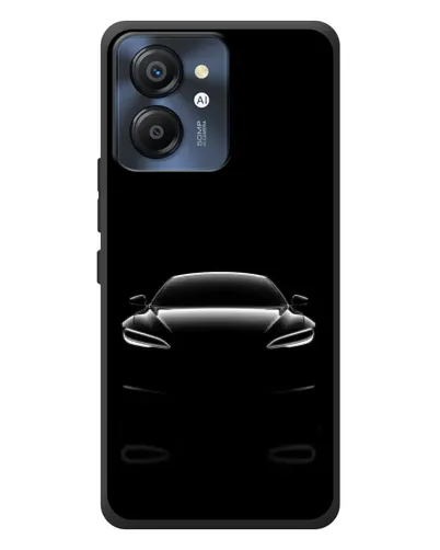 Чехол для Blackview Color 8 с картинкой «Силуэт Tesla Night»