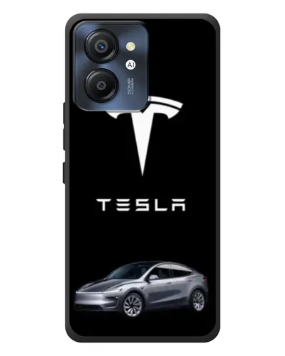 Чехол для Blackview Color 8 с картинкой «Tesla Model Y»