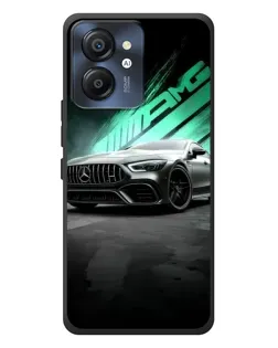 Чехол для Blackview Color 8 с картинкой «Темный Mercedes AMG»