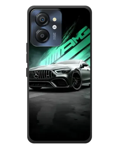 Чехол для Blackview Color 8 с картинкой «Темный Mercedes AMG»