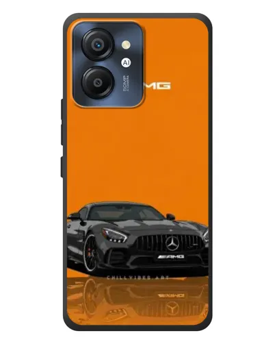 Чехол для Blackview Color 8 с картинкой «Оранжевый Mercedes AMG»