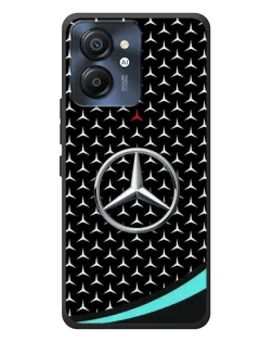 Чехол для Blackview Color 8 с картинкой «Mercedes — бирюзовый акцент»